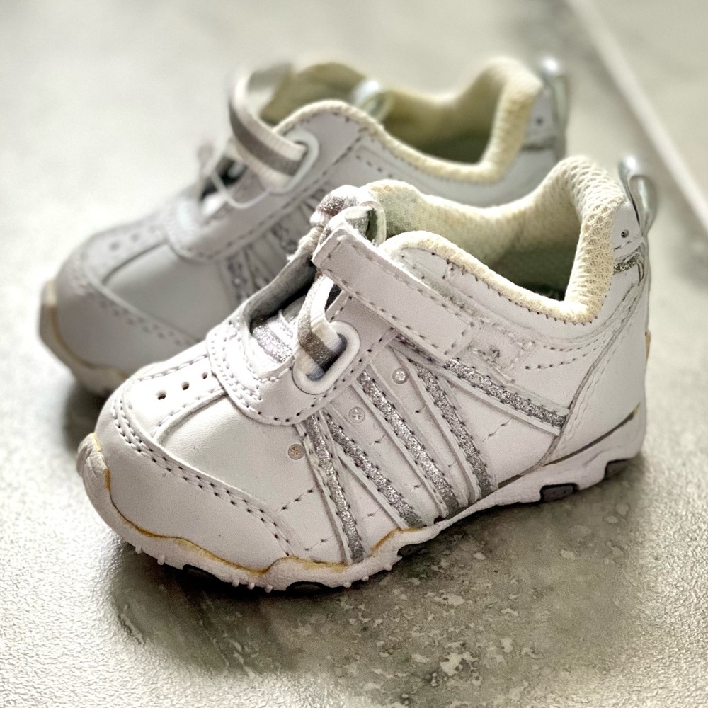 Circo White Velcro Sneakers